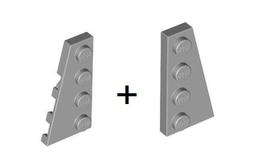 全新樂高淺灰色滑板輪組【4211373+249626】2x2 Thin Wheel 2655/2496 歷史價格詳細信息