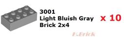 【磚樂】10個一組 GO樂高15535 6179186Tile Round 2x2 with Hole淺灰色中空圓型平板 歷史價格詳細信息