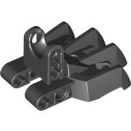 【樂高大補帖】全新樂高 黑色 側接轉向托架 1x2-2x2【6117973/44728/21712】PS-86 歷史價格詳細信息