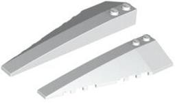 【樂高大補帖】全新樂高 白色 楔形斜磚 4x2【6106685/6106683/43710/43711】PS-35 歷史價格詳細信息