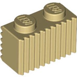 全新LEGO樂高砂色溝槽平板【2412】Tile 1x2 Grille 4124456 歷史價格詳細信息