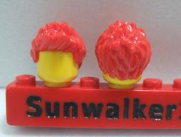 樂高 LEGO 紅色 醫院救護人員/ 橘短髮 男護士人偶 歷史價格詳細信息