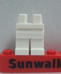 樂高 LEGO 白色 掛識別證 戴淺藍手套 上半身/身體 歷史價格詳細信息