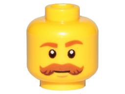 【樂高大補帖】黃色 鬍渣 鬍子 鬢角 牙齒 濃眉 眉毛 微笑【3626cpb2199/10270/10297】MD-7 歷史價格詳細信息