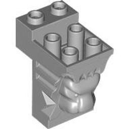 [MB] LEGO 樂高 淺灰色孔磚 3700 Brick 1x2 with Hole  4211440 歷史價格詳細信息