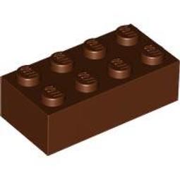 [MB] LEGO 樂高 2X4 TILE 印刷 4585508 90845 REDDISH BROWN紅棕 7597 歷史價格詳細信息