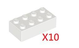 【磚樂】10個一組 GO樂高15535 6179186Tile Round 2x2 with Hole淺灰色中空圓型平板 歷史價格詳細信息