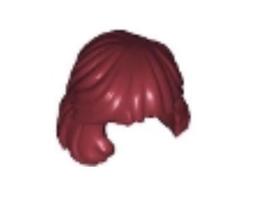 【積木2010】樂高 LEGO 深橘色 波浪 捲髮 / 及肩 長髮 / 女生 頭髮 85974 (H-08) 歷史價格詳細信息