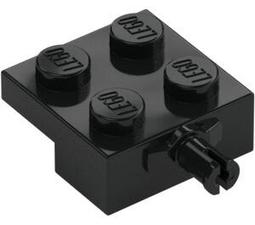 全新LEGO樂高黑色輪軸薄板【4600】Plate 2x2 with Wheels Holder(B2)460026 歷史價格詳細信息