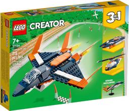 LEGO 31126 超音速噴射機 創意百變 3 合 1系列【必買站】樂高盒組 歷史價格詳細信息