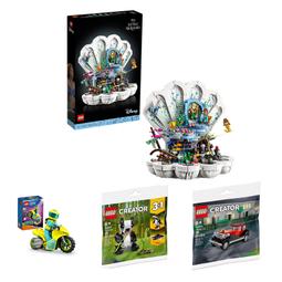 STRC 買一送三 樂高 LEGO 積木 迪士尼系列 小美人魚貝殼宮殿 43225 現貨 價格比較,價格查詢,歷史價格詳細信息