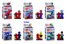 *玩具窩* 大英雄天團系列 LEBQ牌公仔 樂高式積木 一套6款 LEGO一樣規格 人偶$190元 歷史價格詳細信息