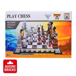 奧斯尼27907兒童益智玩具西洋棋積木兼容樂高diy小顆粒拼裝 歷史價格詳細信息