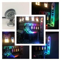 USB Light Brick LED 街景 發光 路燈 城市 探照燈 七彩 RGB 積木 森寶 樂高 LEGO 樂拼 價格比較,價格查詢,歷史價格詳細信息
