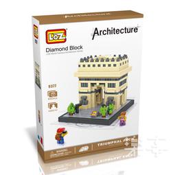 【樂事生活】德國 LOZ 世界建築系列 凱旋門 loz-9377 歷史價格詳細信息