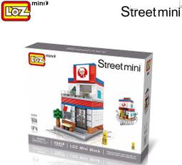 【樂GO】LOZ 鑽石積木 1645 美髮店 迷你城市街景 商店街 mini 小顆粒積木 積木 禮物 小孩 生日禮物 歷史價格詳細信息