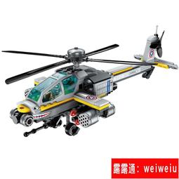 啟蒙軍事直升機戰鬥機拼裝飛機積木拼插玩具男孩子6-8-10歲兒童 價格比較,價格查詢,歷史價格詳細信息