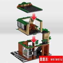 咖啡館建築房子系列迷你街景模型拼裝益智玩具益智力兼容樂高積木 價格比較,價格查詢,歷史價格詳細信息