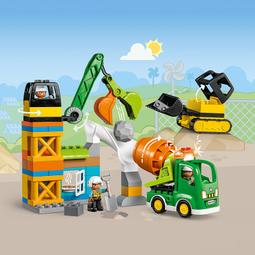 樂高正品10990得寶忙碌的建筑工地積木大顆粒拼裝玩具 價格比較,價格查詢,歷史價格詳細信息