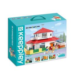 Keeppley蠟筆小新的家積木大型房子拼裝玩具模型擺件禮物 歷史價格詳細信息