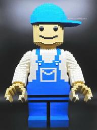 自組 MOC LEGO Mosaic 樂高 馬賽克 LOGO 商標 64格寬 尺寸51x25.5公分 約1067片 歷史價格詳細信息