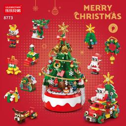 聖誕八音音樂盒 木質3d立體拼圖 雙層旋轉音樂盒diy拼搭拼圖 歷史價格詳細信息