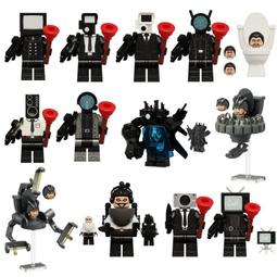 馬桶人VS泰坦監控人音響電視人公仔模型全套兒童益智拼裝積木玩具    全台最大的網路購物市集 歷史價格詳細信息