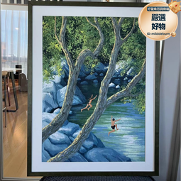 新款拼圖1000片國潮花舞耶誕插畫500片成人版解壓禮物絲絨質 歷史價格詳細信息