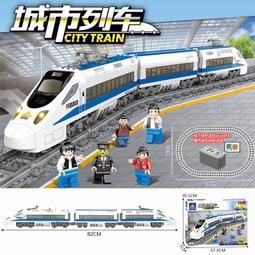 開智98223軌道電動火車城市列車模型兒童拼插裝益智積木玩具 歷史價格詳細信息