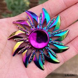 【小線條】炫彩指尖陀螺旋轉兒童減壓玩具彩色合金屬手指上成人解壓神器爆款 歷史價格詳細信息