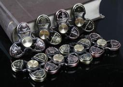 指尖陀螺 凱撒十字軍復古銅三葉版fidget EDC手指減壓玩具 歷史價格詳細信息