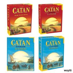 【優選】英文版卡坦島桌遊catan成人兒童益智休閒玩具遊戲卡牌 歷史價格詳細信息