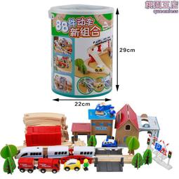 桶裝木製積木兒童拼裝實木頭男孩女孩寶寶益智玩具1-2-3周歲6早教 歷史價格詳細信息