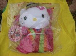 Hello Kitty 玩偶收納包，提袋/提網/提包/把手提袋/手提包，X射線【C140666】 歷史價格詳細信息