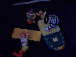 ◎貓頭鷹◎早期麥當勞玩具麥當勞叔叔叢林冒險隊組1996年附餐玩具一組4隻(有缺件)稍有髒汙磨損(5F-TOYBOX27) 歷史價格詳細信息