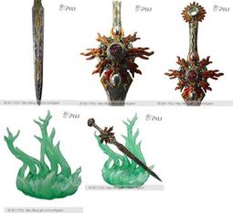 霹靂Premium武器名鑑2011年12月款 -單賣 研達通路限定版 萬古長空兵器 創世，現貨寄達，台南市東區可面交 歷史價格詳細信息