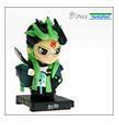 [ 三集 ] 公仔 全家 霹靂6閃卡卡貼  亂世狂刀  規格約:8.5x5.4公分  材質:塑膠  E7 歷史價格詳細信息