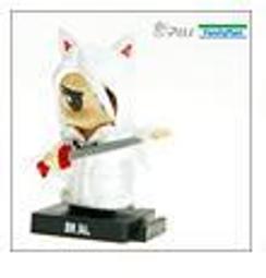 [ 三集 ] 公仔 全家 霹靂6閃卡卡貼  亂世狂刀  規格約:8.5x5.4公分  材質:塑膠  E7 歷史價格詳細信息