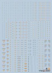 〔模創〕(缺貨)EVO MG168  RM攻擊鋼彈水貼   專用螢光水貼 歷史價格詳細信息