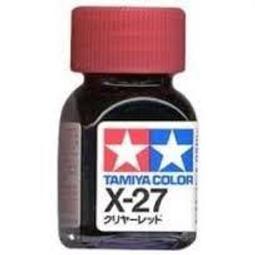 TAMIYA田宮x-27 油性 亮光 透明紅 Clear Red 10ML 歷史價格詳細信息