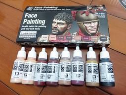 ㊣ AV Vallejo 臉部與膚色水性漆 Face Skintones 機娘皮膚色動畫肌膚色模型漆顏料 70124 歷史價格詳細信息