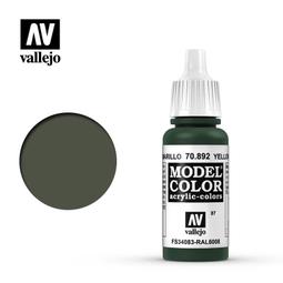 ㊣ AV Vallejo 黃綠色 Yellow Green 模型漆壓克力顏料西班牙Acrylic 70954 歷史價格詳細信息