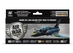 ㊣ AV Vallejo 美軍空軍戰機空優迷彩組水性漆 USAF 美國航空戰鬥機模型漆壓克力顏料西班牙 71156 歷史價格詳細信息