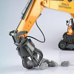????????遙控怪手 合金版 現貨17通道 金屬版 搖控 挖土機 挖掘機 電動夾爪 兒童玩具 歷史價格詳細信息