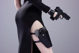 現貨 1/6女兵人偶 腿掛 P226模型 快拔套綁腿槍套模型 價格比較,價格查詢,歷史價格詳細信息