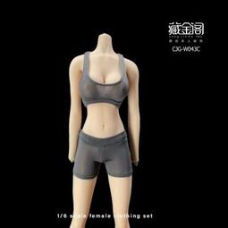 現貨 CJG-W020 1/6女兵人 搜查官 皮料彈力緊身衣打底衣 連體衣 歷史價格詳細信息