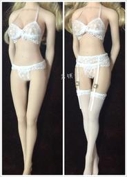 現貨 1/6 女兵人性感透視連體衣 防染色打底衣服 適合包膠素體 歷史價格詳細信息