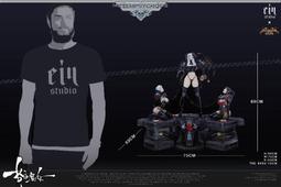 現貨 EinStudio+黑暗王朝&amp;罐兒聯名系列 第三款限量雕像 捕食者 歷史價格詳細信息