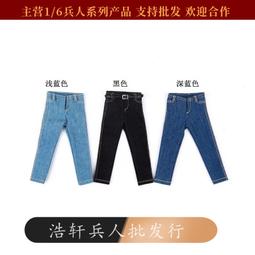 1/12新款兵人衣服男6寸人偶方大頭素體布衣潮流牛仔褲格子襯衣 歷史價格詳細信息