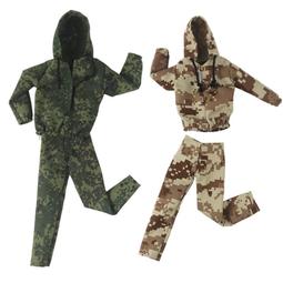 1:6兵人配件 陸戰迷彩服 二戰美德軍 叢林衫褲 12寸素體服裝 紐 歷史價格詳細信息